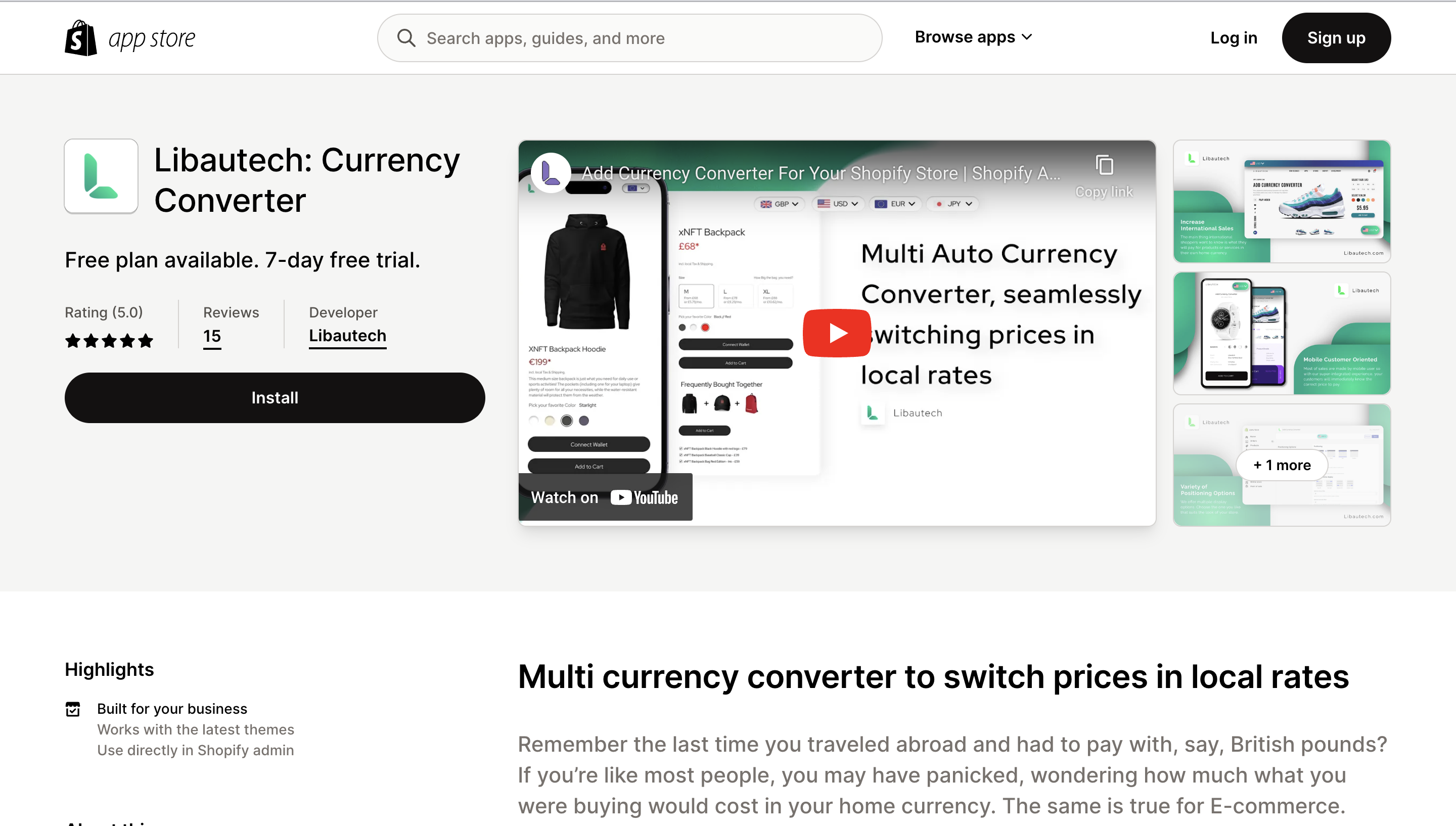 Libautech: Currency Converter